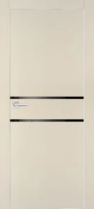 Межкомнатная дверь PX-18 AL кромка с 4-х ст. Бежевый матовый