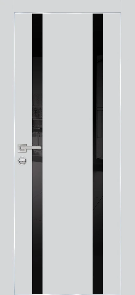 Фото Межкомнатная дверь PX-9  AL кромка с 4-х ст. Сапфир матовый