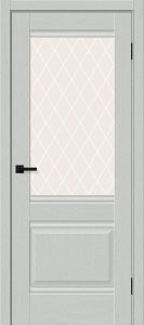 Межкомнатная дверь Прима-3 Grey Silkwood BR6136
