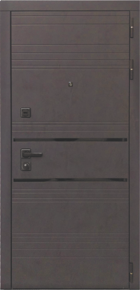 Входная дверь ДвериПРО L-43 ФЛ-700 (10мм, ясень белый) DPRO198006 внешняя сторона